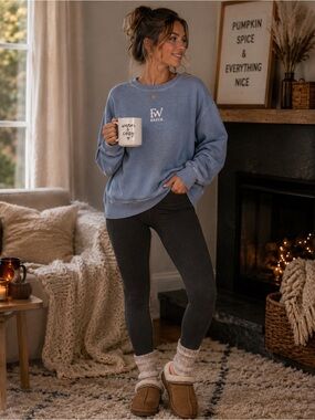 SUPER SOFT FW Breck Blue Sweatshirt